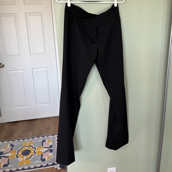 Hugo Boss Virgin Wool Pants Style Tyla Black - Picture 1 of 4